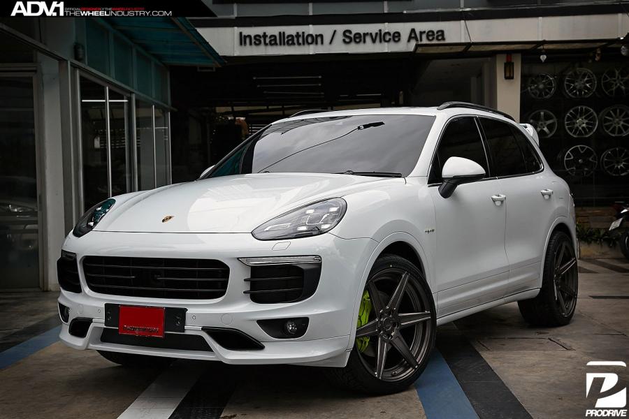Porsche Cayenne S E-Hybrid by TechArt and ProDrive on ADV.1 Wheels (ADV6MV2SL) '2015
